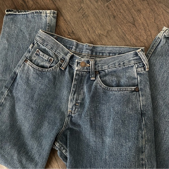 VINTAGE Wrangler Jeans 27/28x30 | 100% Cotton | Thick Denim | Heritage Fit - Picture 6 of 8